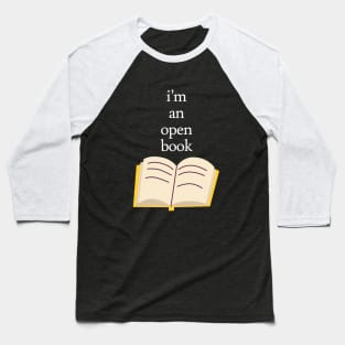 Open Book Baseball T-Shirt